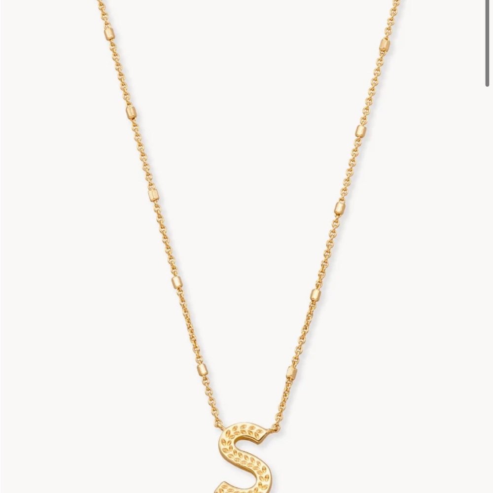 Kendra Scott Gold Initial Necklace